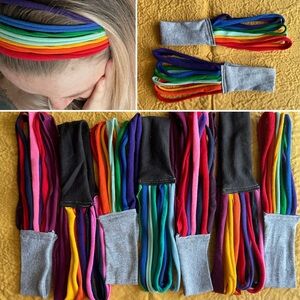 Rainbow Tshirt Hairband 🌈